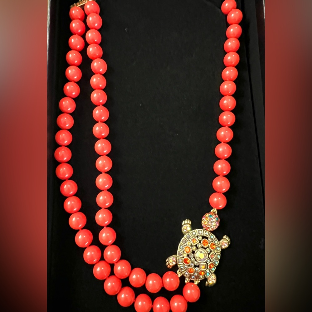 Heidi Daus "🆕 “Simply Irresistible" Crystal Turtle Tortoise Necklace
